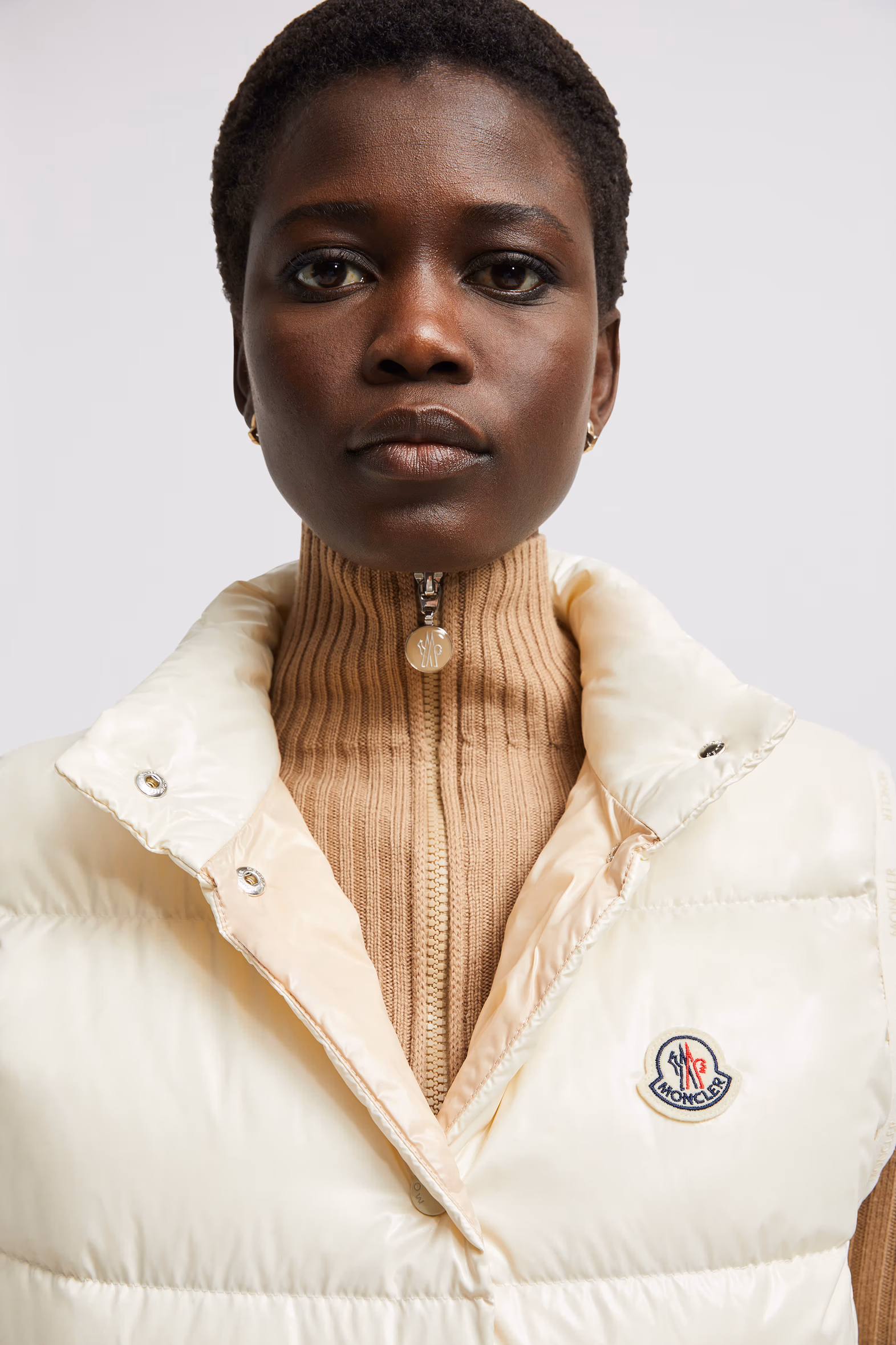 Chaleco plumífero Badia Mujer Blanco Moncler 4
